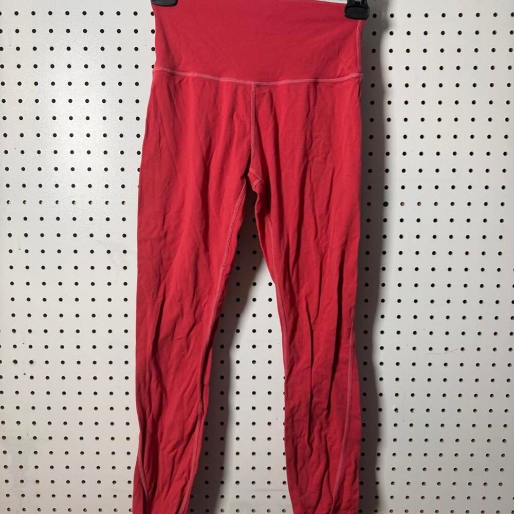 Acta Red Leggings Women’s Small yoga comfortable athletic